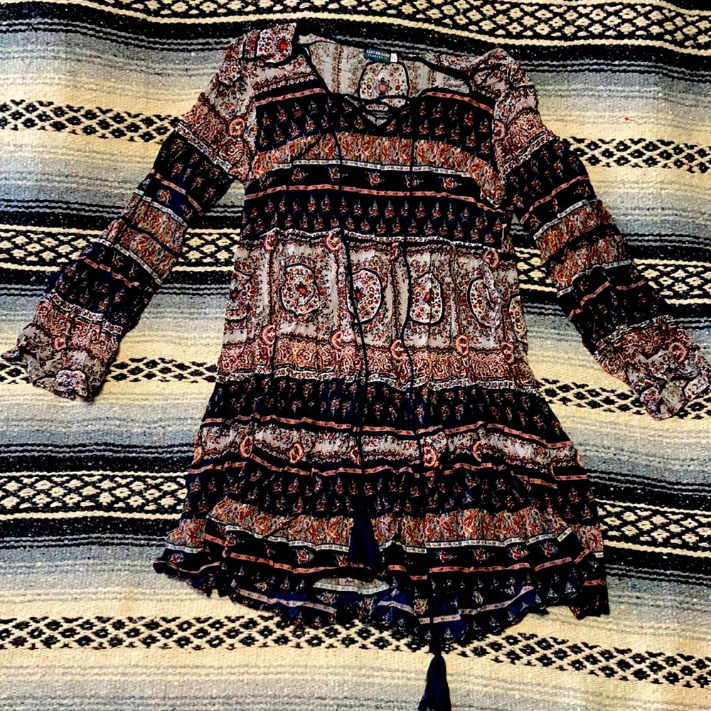 EARTHBOUND TRADING CO. bohemian BOHO dress